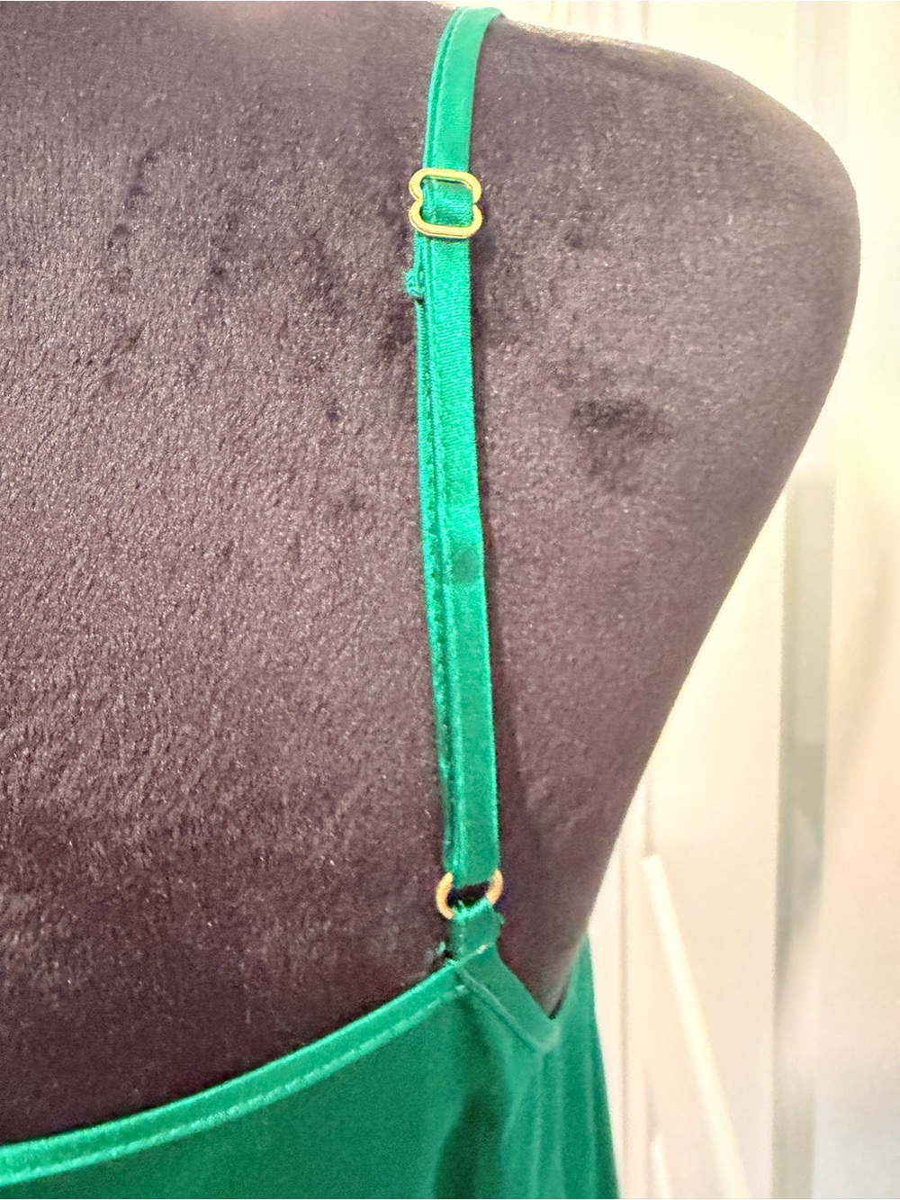 Trina Turk Emerald Green Ruffle-Cami Top Size Small - Picture 8 of 13